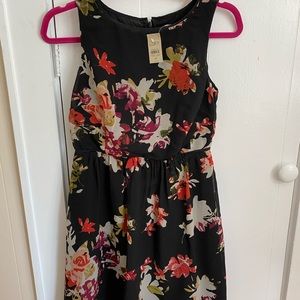 Floral knee length dress